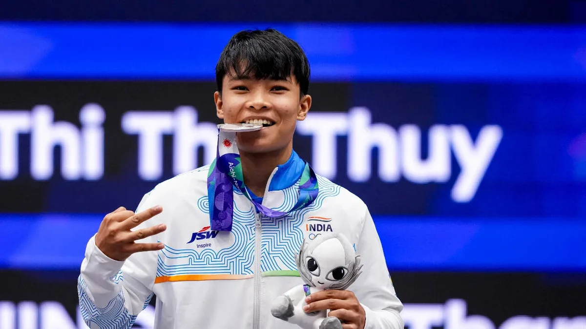 Roshibina Devi scripts history with silver after missing India's original squad