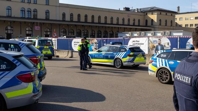 Explosion in Augsburg: Zugverkehr in Augsburg nach Polizeieinsatz gestoppt