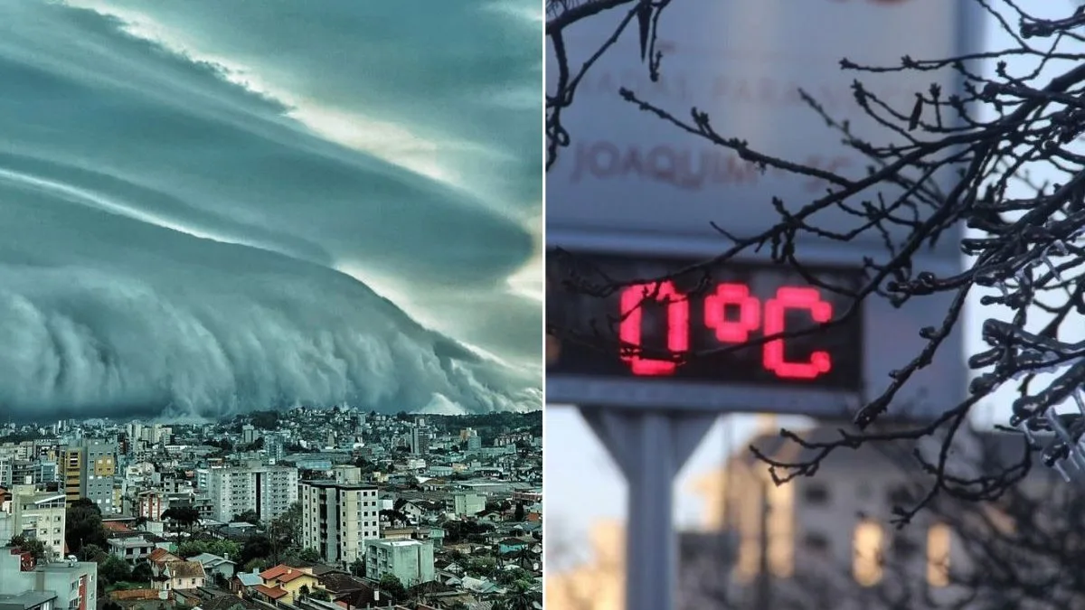 Após ciclone extratropical com chuvas de 200 mm, nova massa de ar frio já tem data para dar as caras; veja onde pode fazer até 0°C