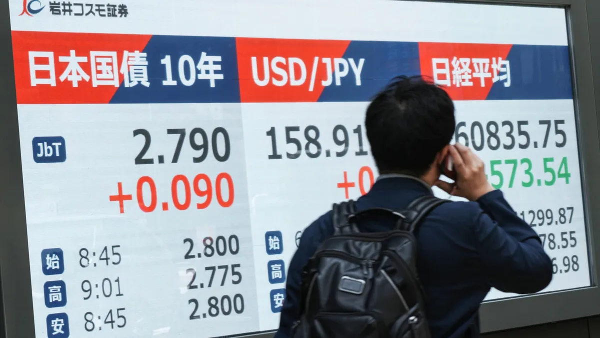 Japanese borrowing costs hit 30-year high as Bessent says Tokyo may intervene to boost yen