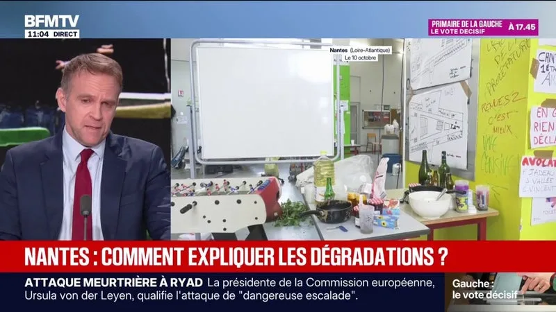 Dégradations à l'université de Nantes: "Ces images m'inspirent de la consternation", réagit le député Ensemble Marc Ferracci