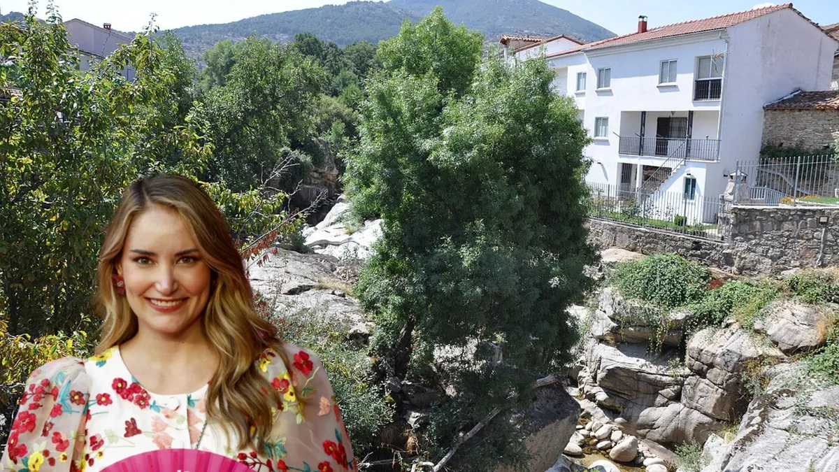 Las raíces de Alba Carrillo (40 años) en un pueblo de Ávila: 100 habitantes, charcas naturales y en plena naturaleza