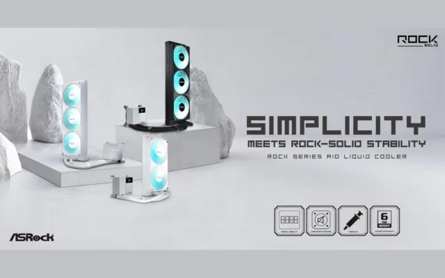 ASRock apresenta nova série Rock de coolers AIO com radiadores de 360mm e 240mm
