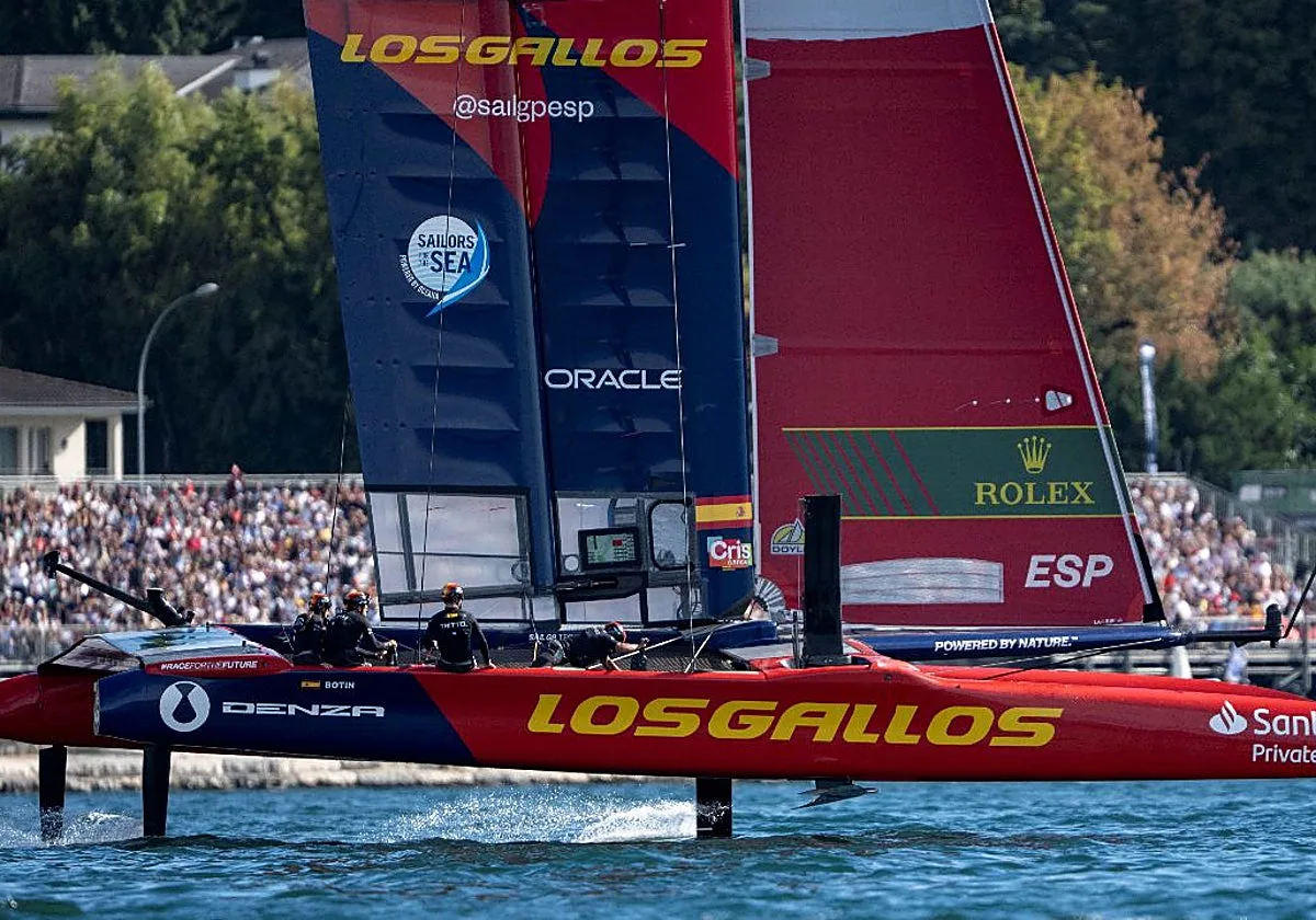 España sobrevive al poco viento y está en la pelea para entrar en la final en el lago Leman