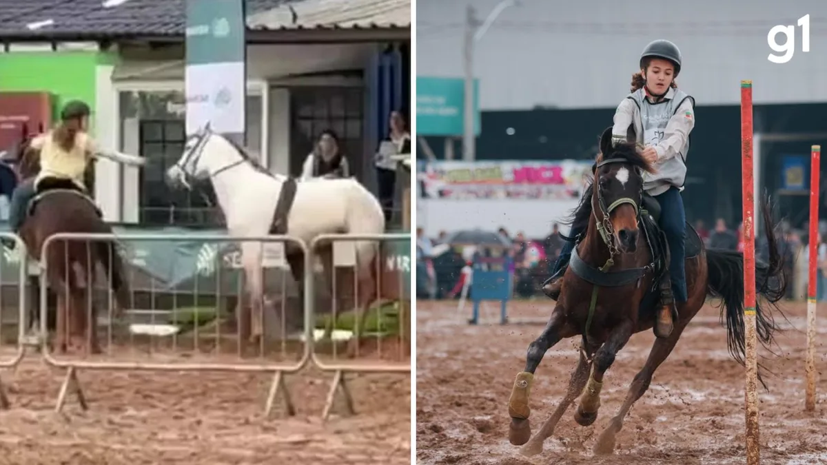 'Cheia de atitude': Quem é a menina de 12 anos que controlou cavalo desgovernado no RS