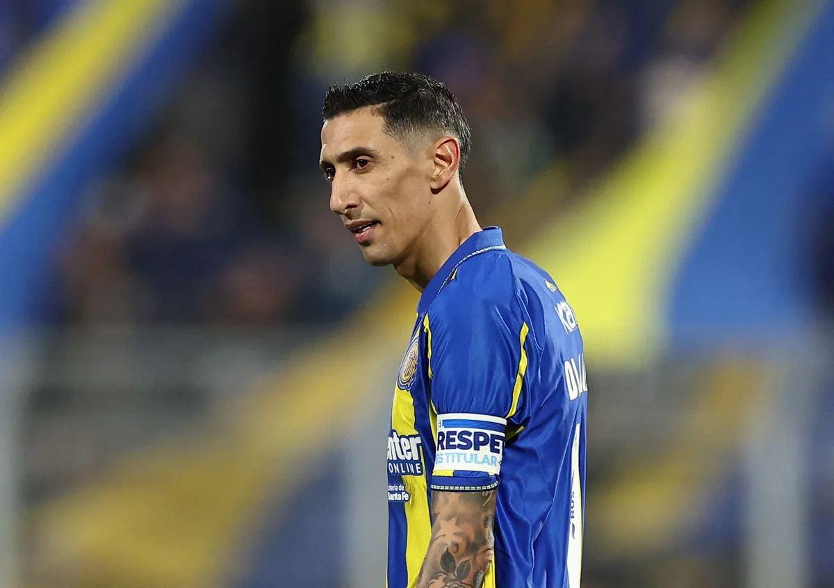 Di María admite possível aposentadoria após eliminação do Rosario Central na Libertadores