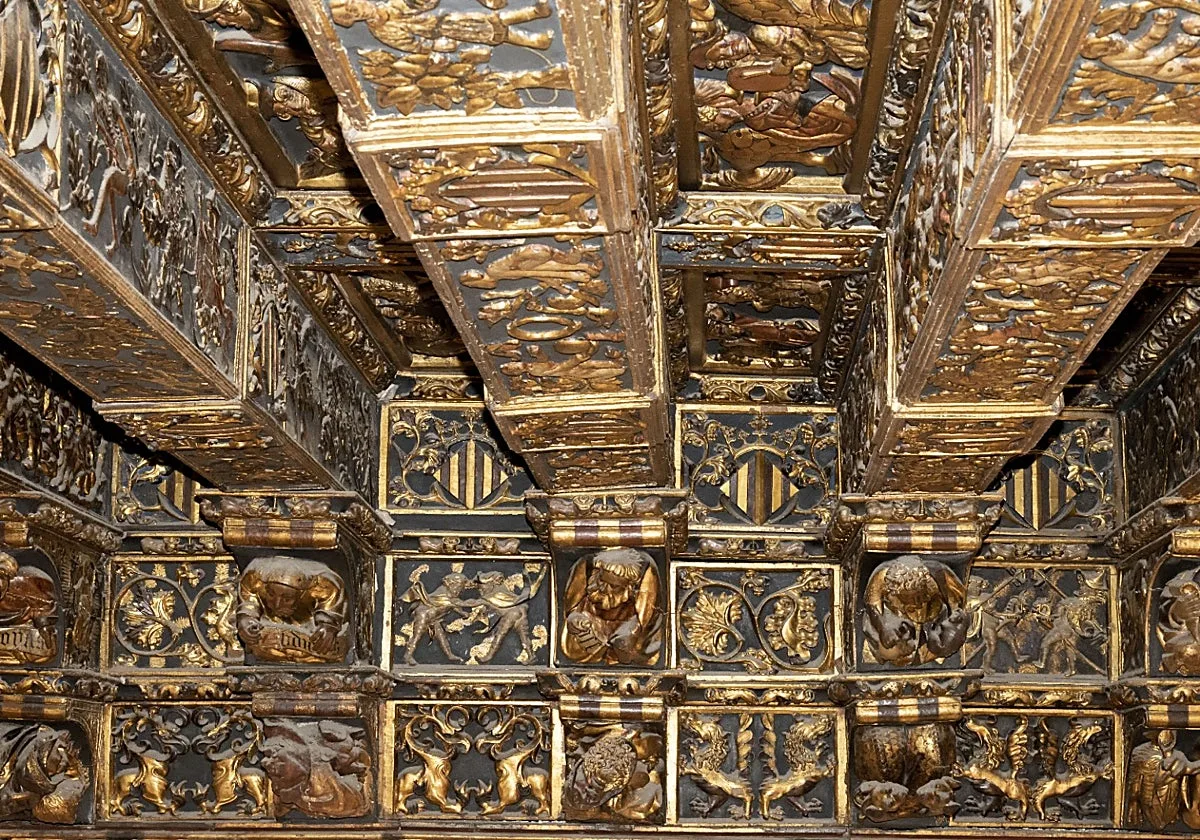 Los secretos de la Sala Dorada de la Lonja de la Seda de Valencia: «Una construcción tan bella y costosa como pudiera hacerse»