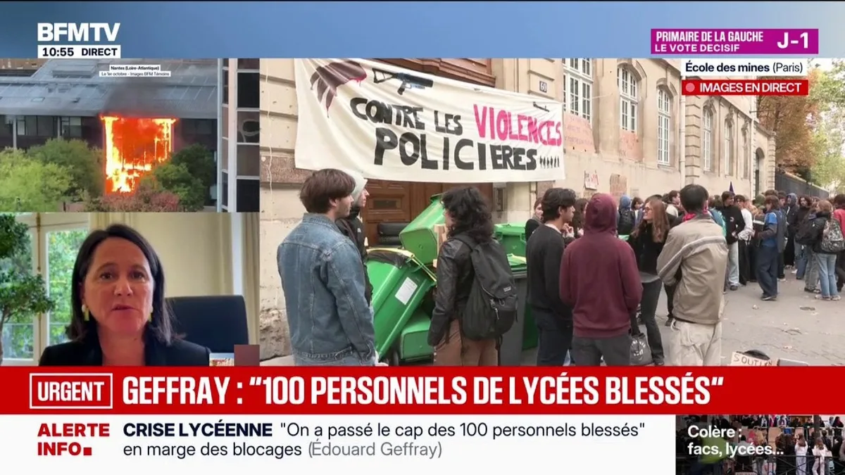 Incendie du lycée Nelson Mandela: "Je condamne dans la plus grande clarté toute dégradation et toute violence", affirme la maire de Nantes Johanna Rolland