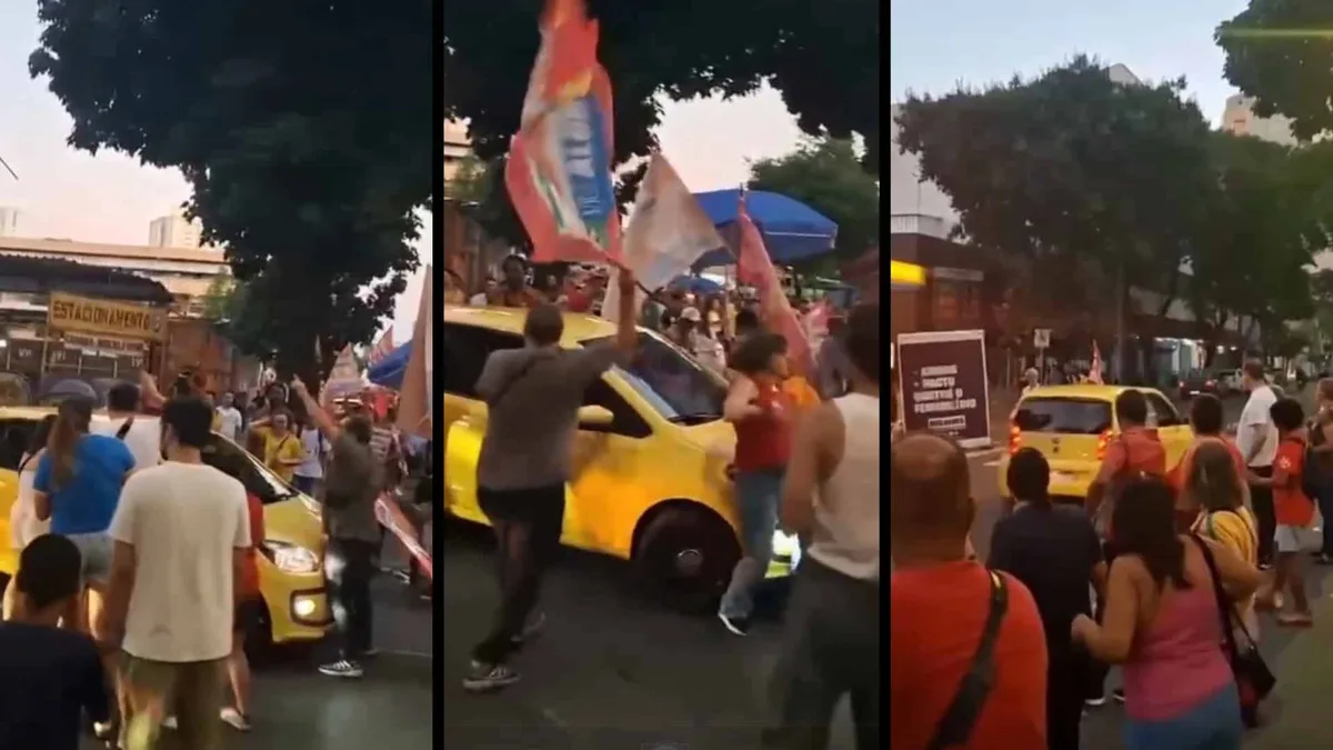 Bolsonarista atropela idoso em ato Mulheres com Lula, em BH, e é preso por tentativa de homicídio