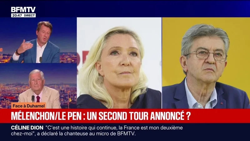 "Oui, je voterai toujours contre l'extrême droite": en cas de duel Marine Le Pen/Jean-Luc Mélenchon au second tour de la présidentielle, Yannick Jadot assure qu'il voterait pour le candidat de La France insoumise