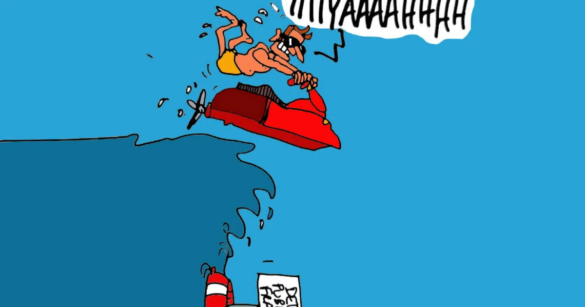 Humour. Le dessin du 19 août : les plongeons sauvages, une mode risquée et dangereuse