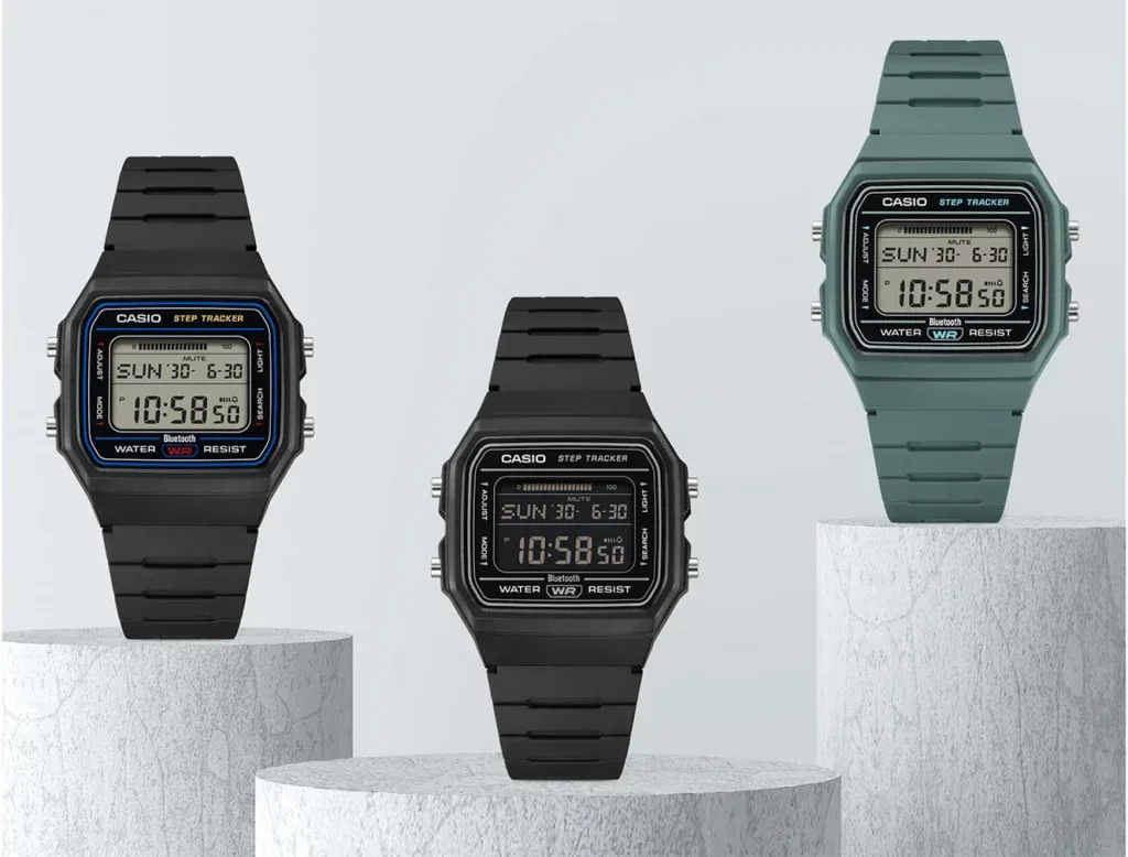 Casio atualiza relógio clássico com funções fitness