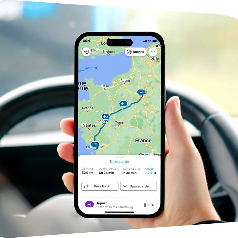 Actualité : Recharge voiture électrique : jusqu’à 21 % d’économies et 10 % d’arrêts en moins grâce au nouveau Chargemap