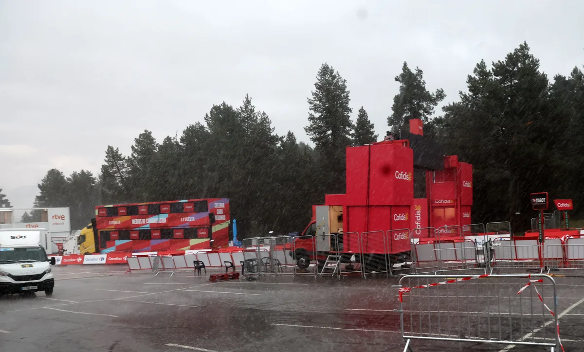 Granizada y Vuelta cancelada