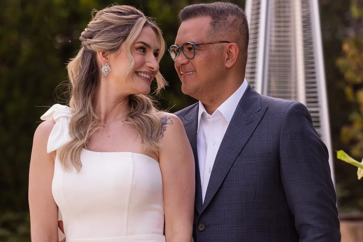 Viúva revela que casamento era sonho de Bruno Avelar: "Amor verdadeiro"