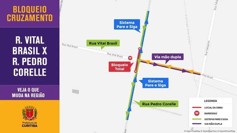 Obras do Inter 2 têm bloqueios na Vila Izabel a partir desta semana