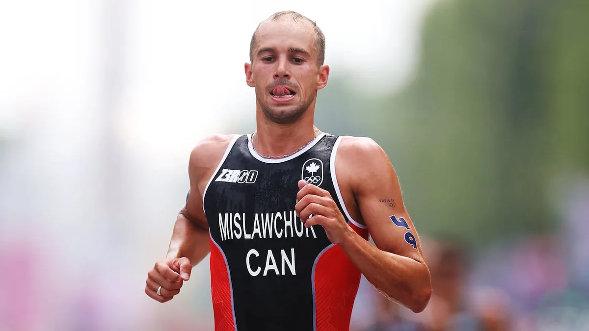 Canada's Tyler Mislawchuk wins bronze medal at World Triathlon Championship Series