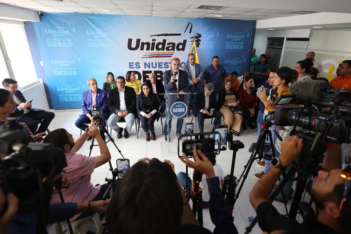Plataforma Unitaria presentó el Acuerdo Nacional para la transición y recuperación de Venezuela