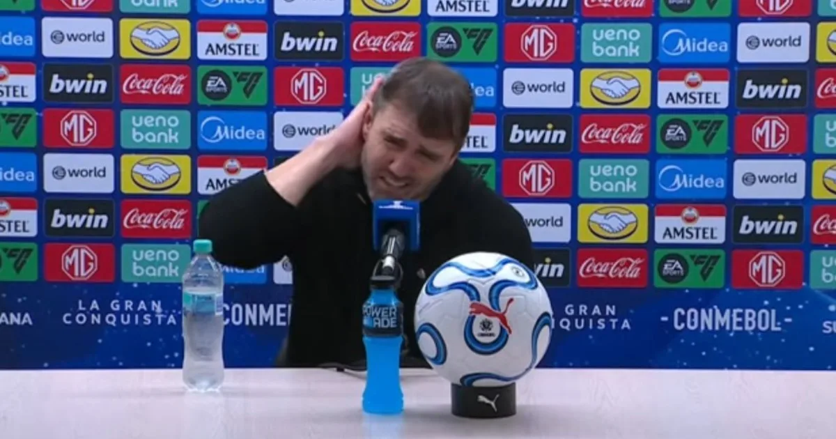 El cruce de Coudet con una periodista tras el empate de River: "¿2.600 de altura hay acá, no?"