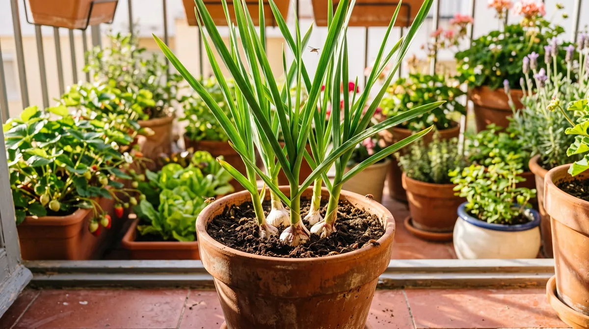 Ajo en maceta: cómo cultivar esta planta en casa para aprovechar su aroma intenso y alejar algunos insectos del jardín