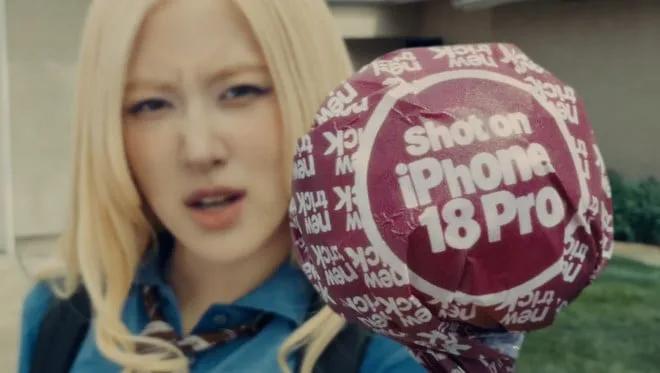 Gravado no iPhone 18 Pro: Apple lança comercial com bastidores do novo clipe de ROSÉ