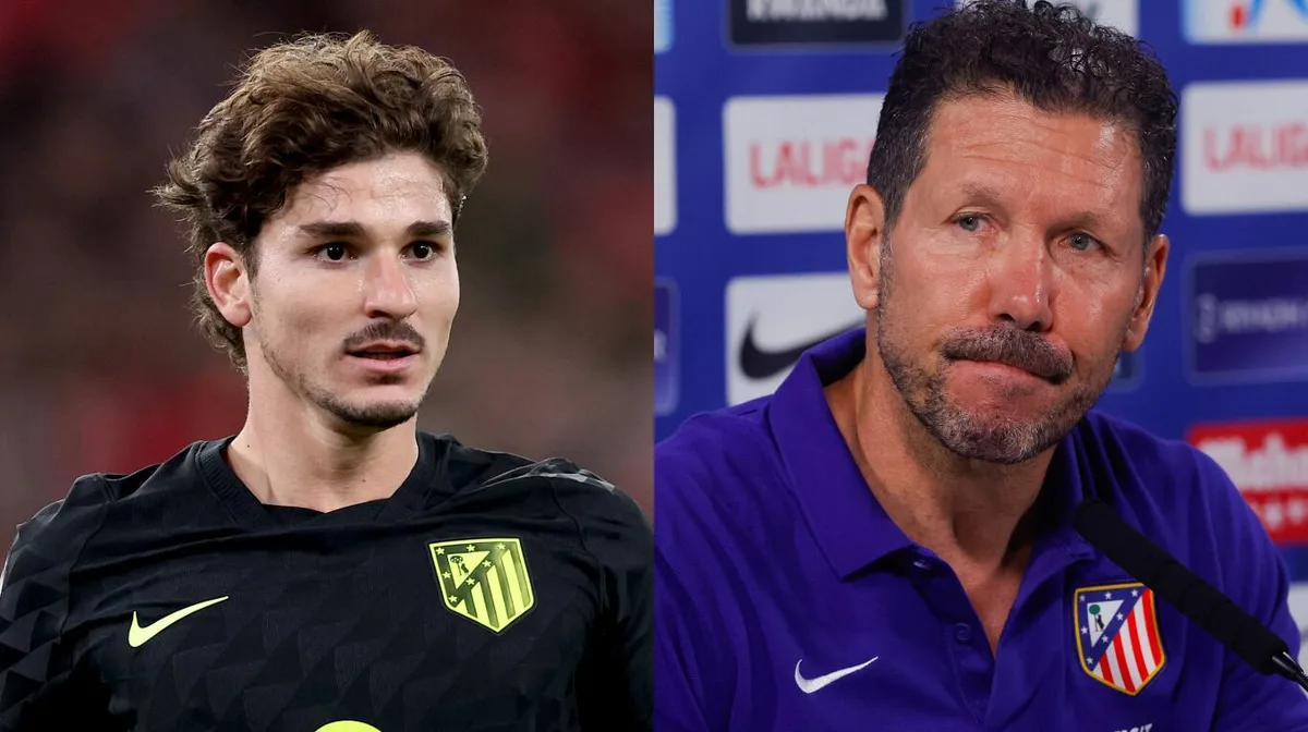 El Cholo Simeone confirmó que Julián Álvarez estará disponible para el clásico ante el Real Madrid