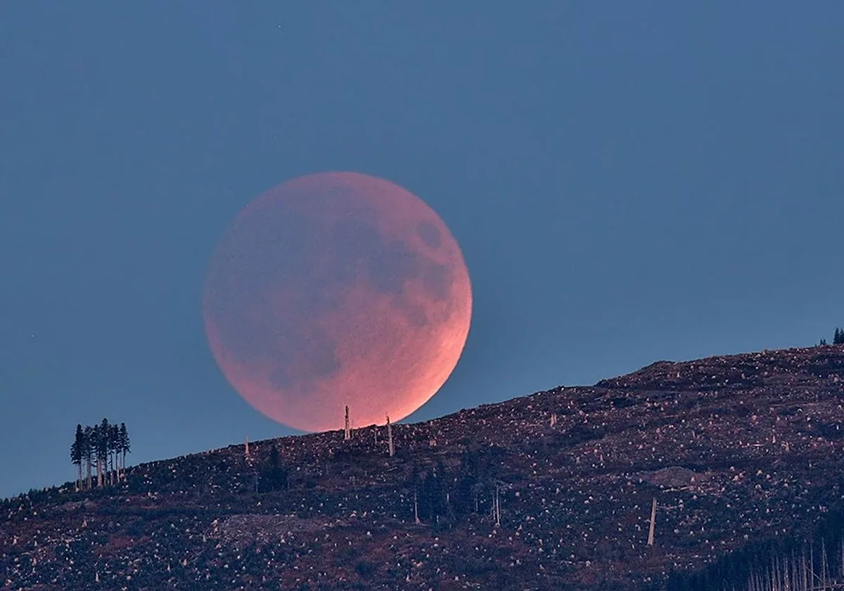 Eclipse lunar de mañana en Galicia: horarios, qué es y cómo ver la 'Luna de sangre'