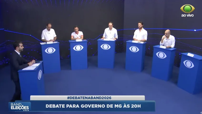 Candidatos ao governo de MG criticam Mateus Simões na “Band”