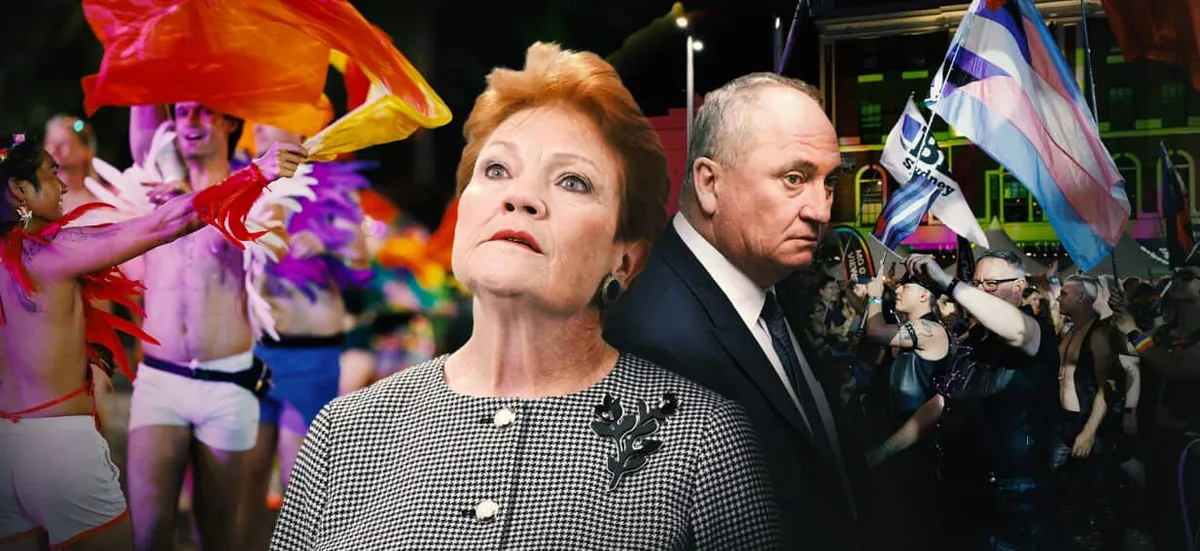 From 'I dont like it' to 'gayest party'? One Nation's complex history on LGBTQI+ rights