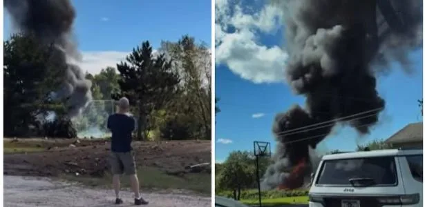 Caça dos EUA cai em Michigan; piloto conseguiu se ejetar, dizem autoridades