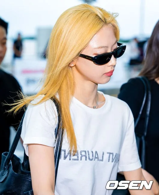 [사진]베이비몬스터 루카,'금발머리 찰랑'