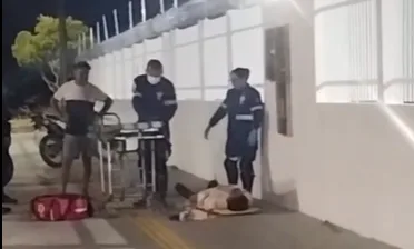 Homem é agredido após ser flagrado furtando fios em UBS