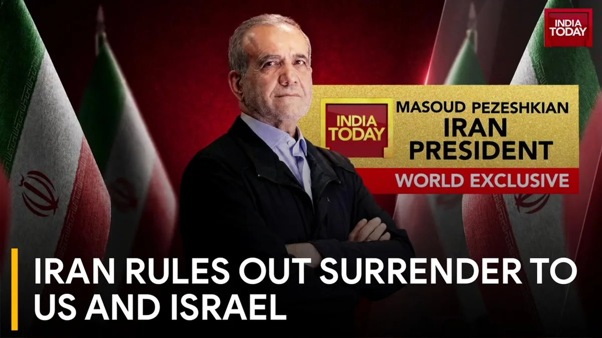 Iranian President Pezeshkian Speaks on US Ties, Israel War and West Asia Turmoil