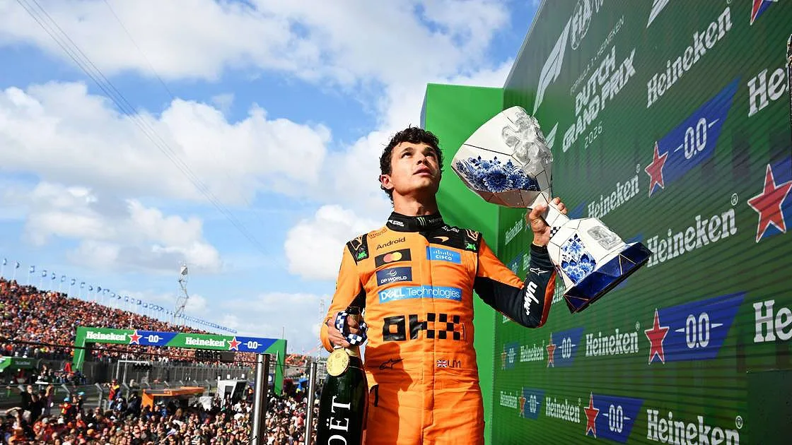 Na ondulação de Zandvoort, Norris tomou o caminho mais longo para ganhar o último GP Países Baixos