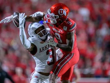 Dampier accounts for 4 touchdowns as No. 20 Utah dominates Arkansas