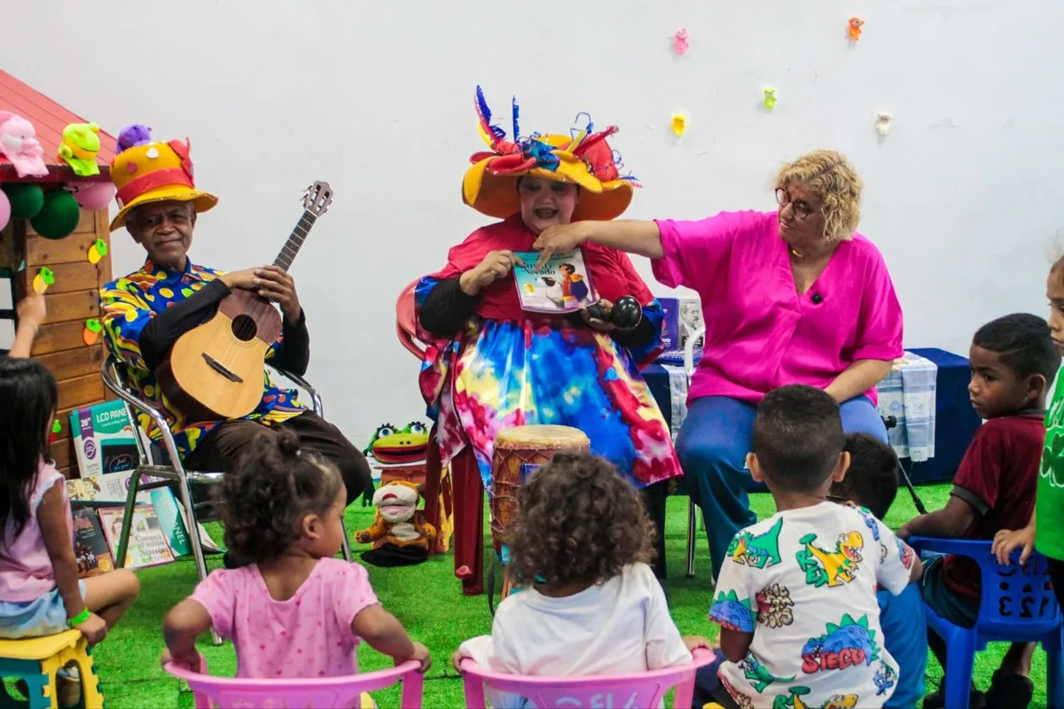Nevado y Tsunami inspiran la lectura de niños y niñas del campamento Pinto Salinas