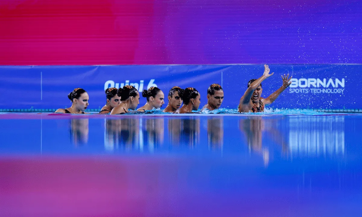 Brasil conquista bronze por equipes no nado artístico dos Jogos Sul-Americanos