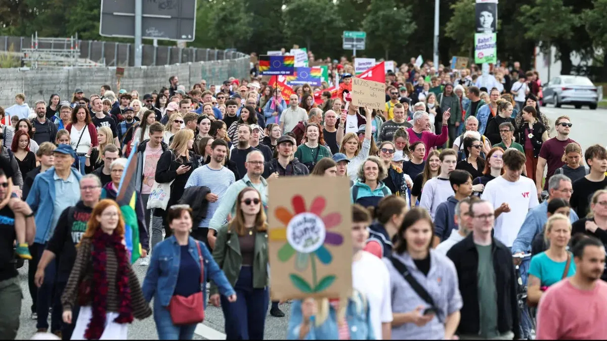 Mass protests erupt in Germany as AfD eyes breakthrough in eastern states