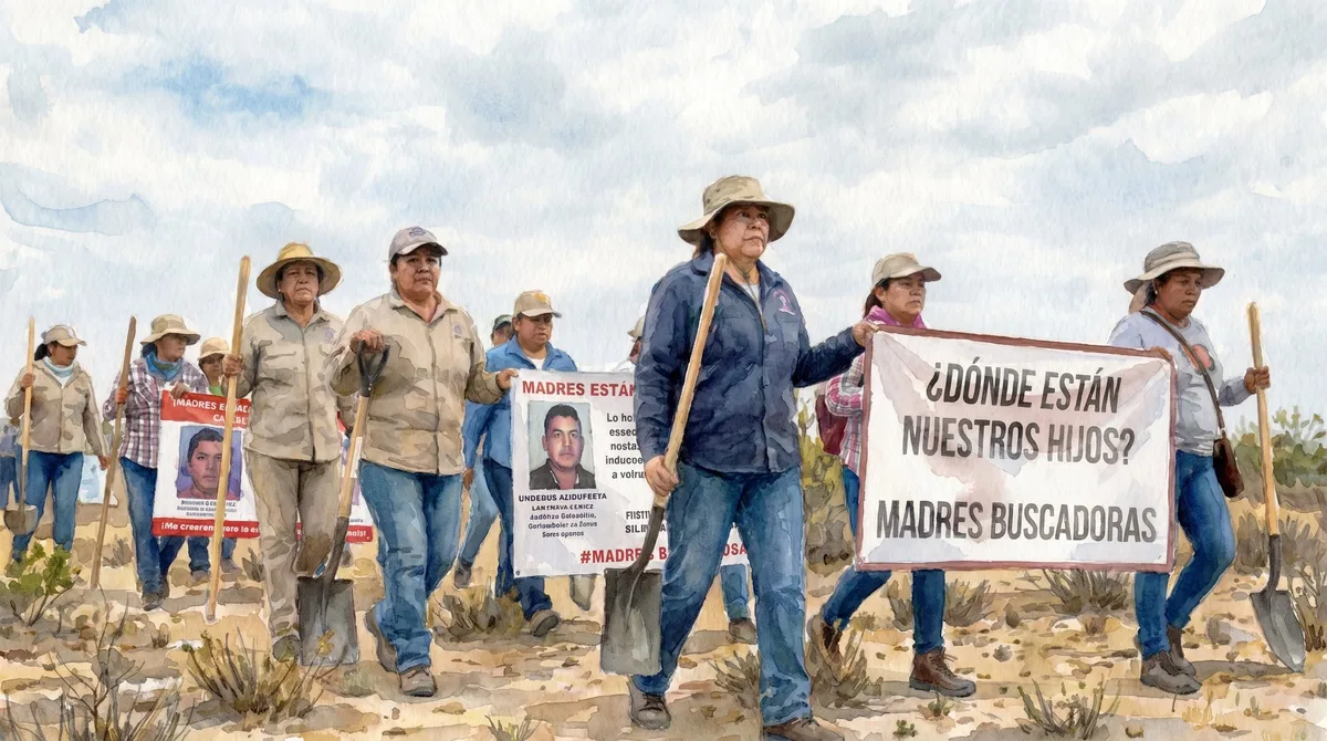 Estudiantes de criminología, antropología y derecho apoyan a madres buscadoras ante la crisis de los 150 mil desaparecidos