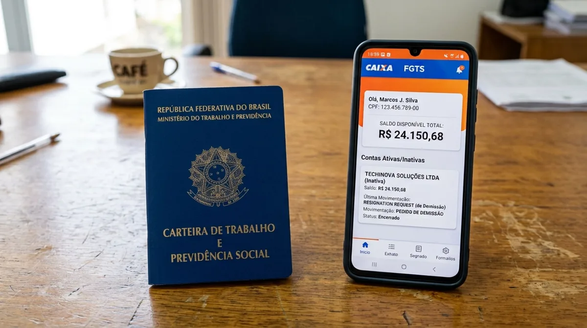 Trabalhador deixa a empresa e descobre que nem todo término de contrato libera o saldo completo do FGTS