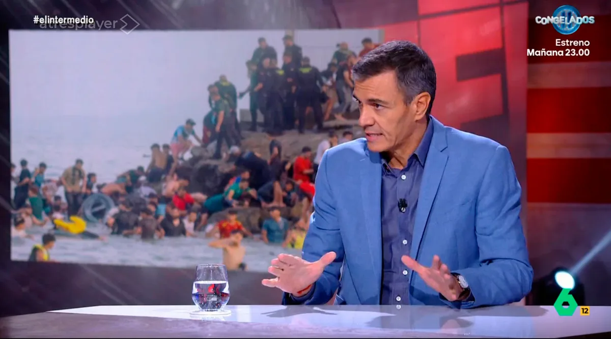 Sánchez justifica su defensa de Marruecos en la crisis de Ceuta: "Es el país al que tienen que retornar la mayoría de los inmigrantes que llegaron"