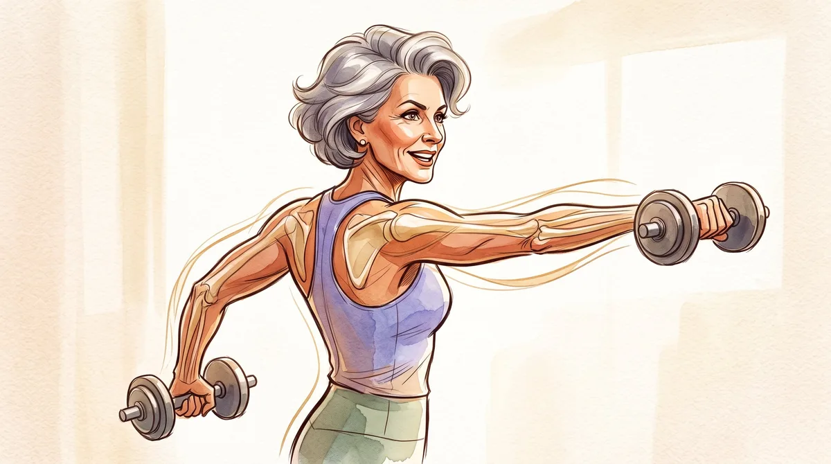 La fuerza y los ejercicios con carga ganan lugar durante la menopausia