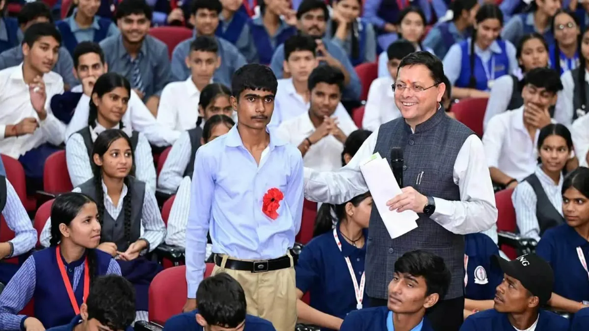 Uttarakhand CM Dhami encourages youth participation in shaping 'developed Uttarakhand by 2047' at 'Mukhyamantri Yuva Vidyarthi Manthan'