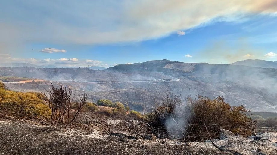 Corse-du-Sud : 80 hectares de maquis parcourus par les flammes à Appietto, le feu est fixé
