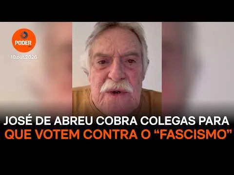 José de Abreu cobra colegas para que votem contra o “fascismo”