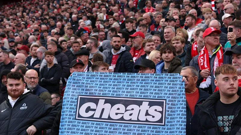 Manchester City met with boos and ‘cheat’ taunts at Anfield
