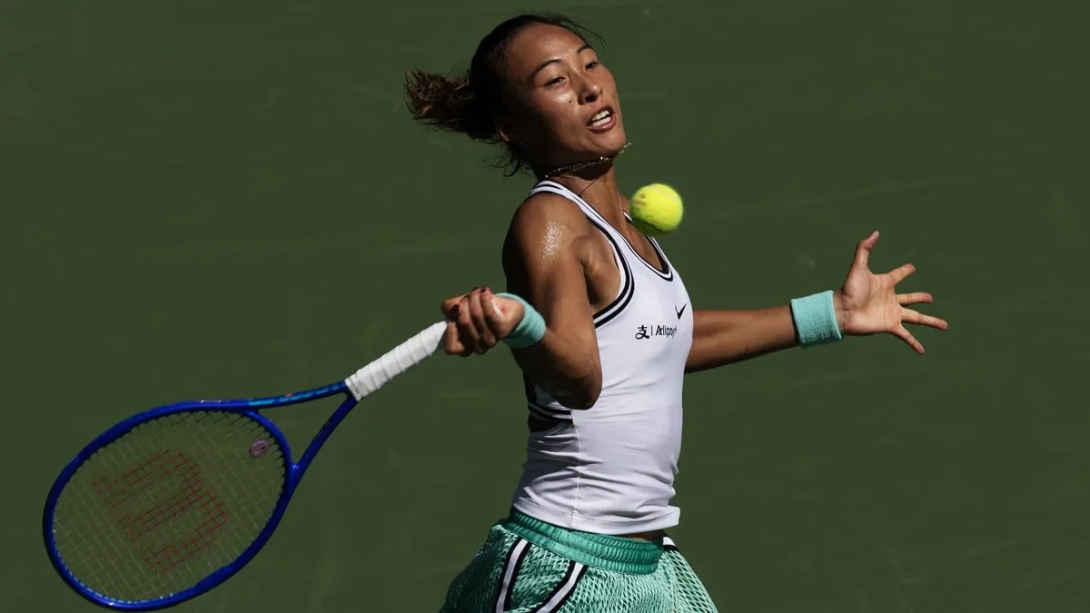 Resurgent Zheng Qinwen takes positives from storming US Open run