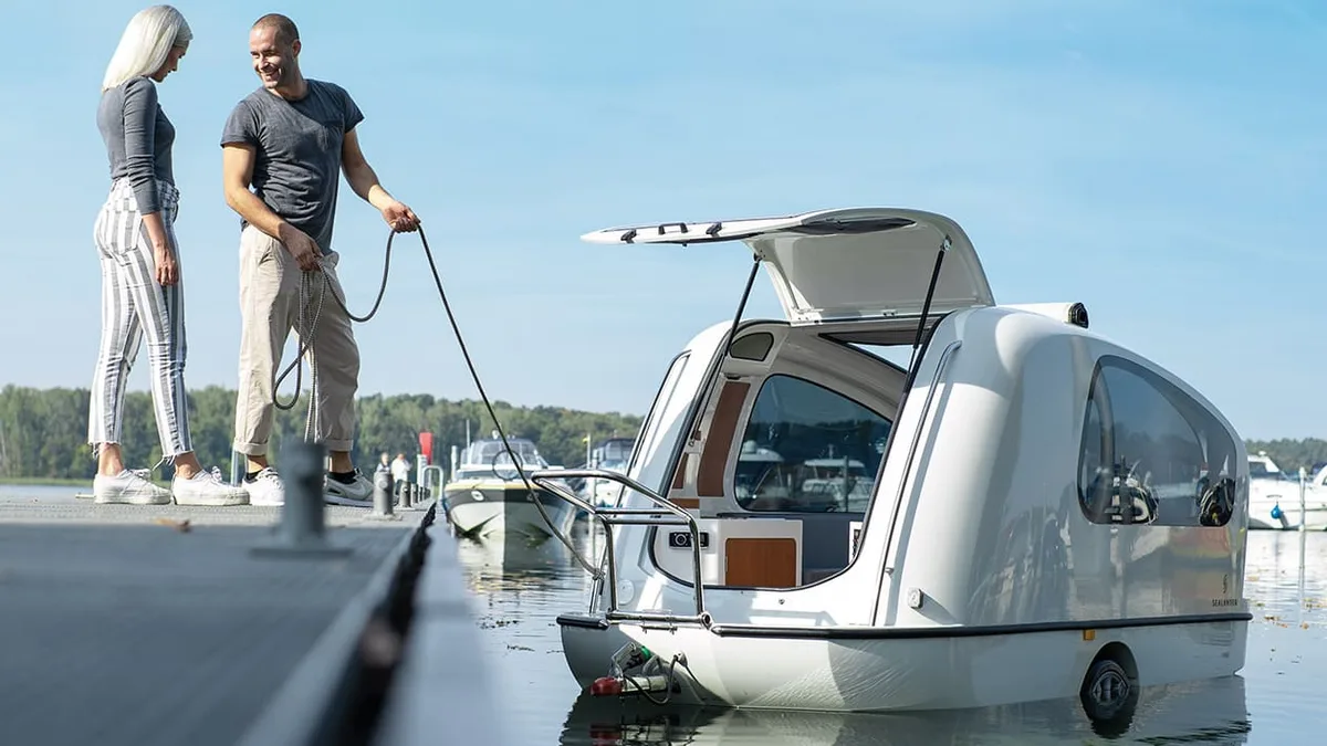 Wohnwagen trifft Boot - Sealander: Der schwimmende Camper