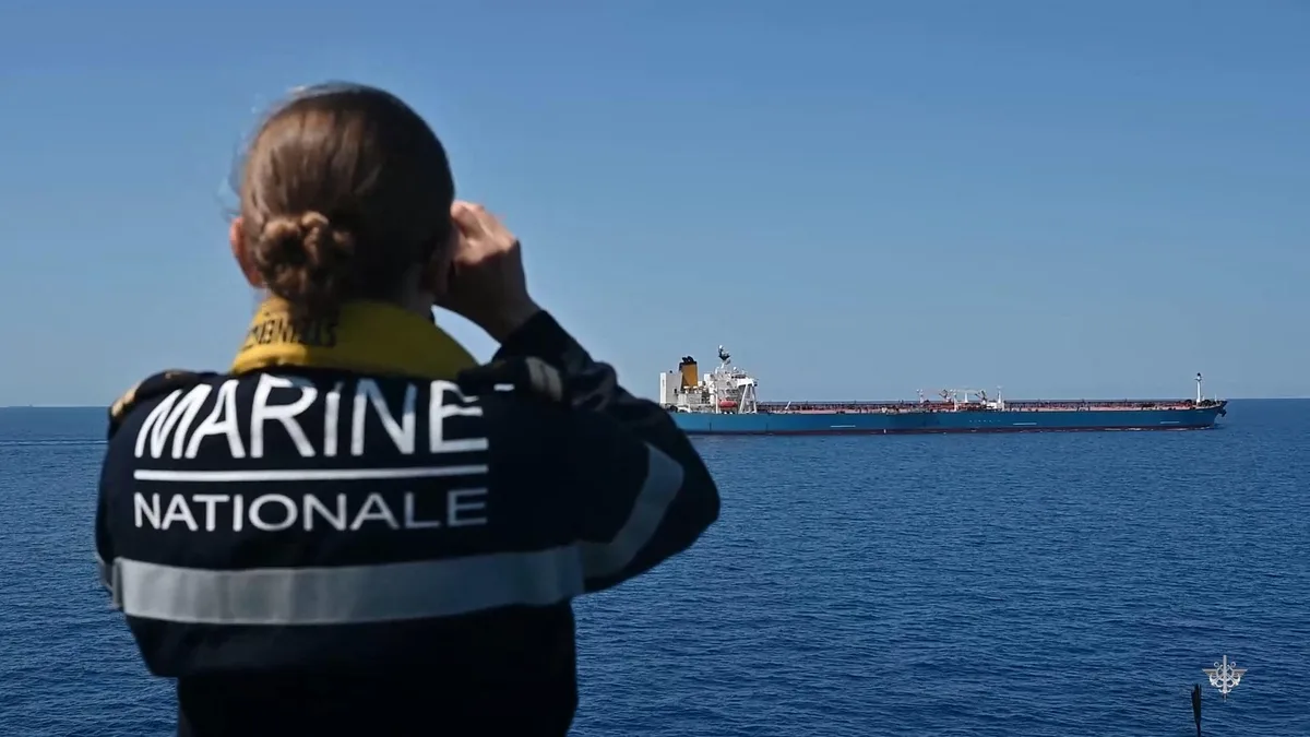 La marine française a arraisonné un pétrolier suspecté d’appartenir à la flotte fantôme russe
