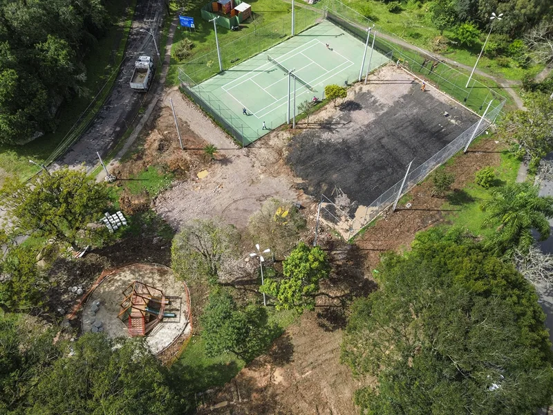 Curitiba vai ganhar nova quadra de tênis com paredão e espaço para aquecimento